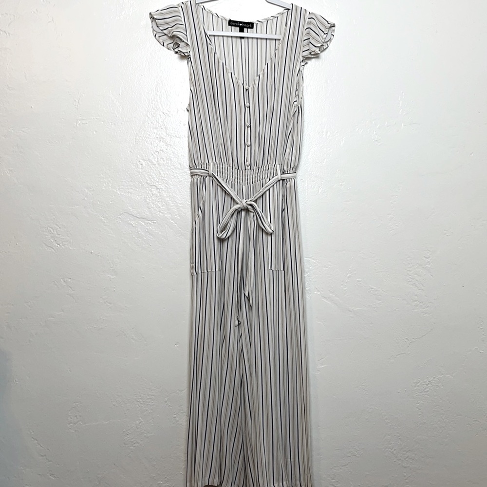 Derek Heart striped jumper Size M